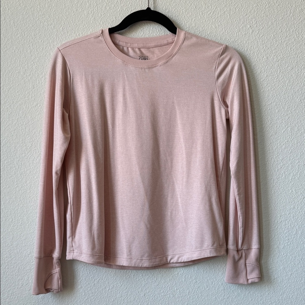 Athleta Girl Blush Long Sleeve Up Tempo 2.0